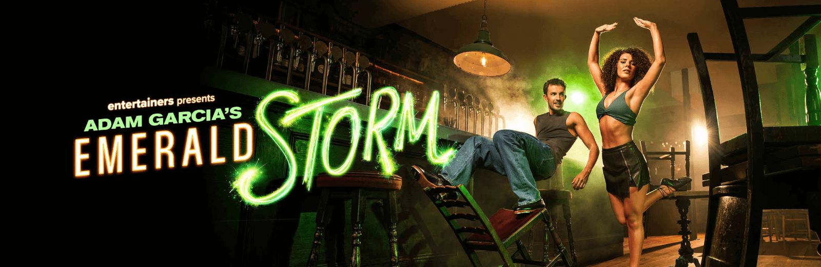 Social sharing card for Adam Garcia’s Emerald Storm brings Irish dance and urban tap to Darlington