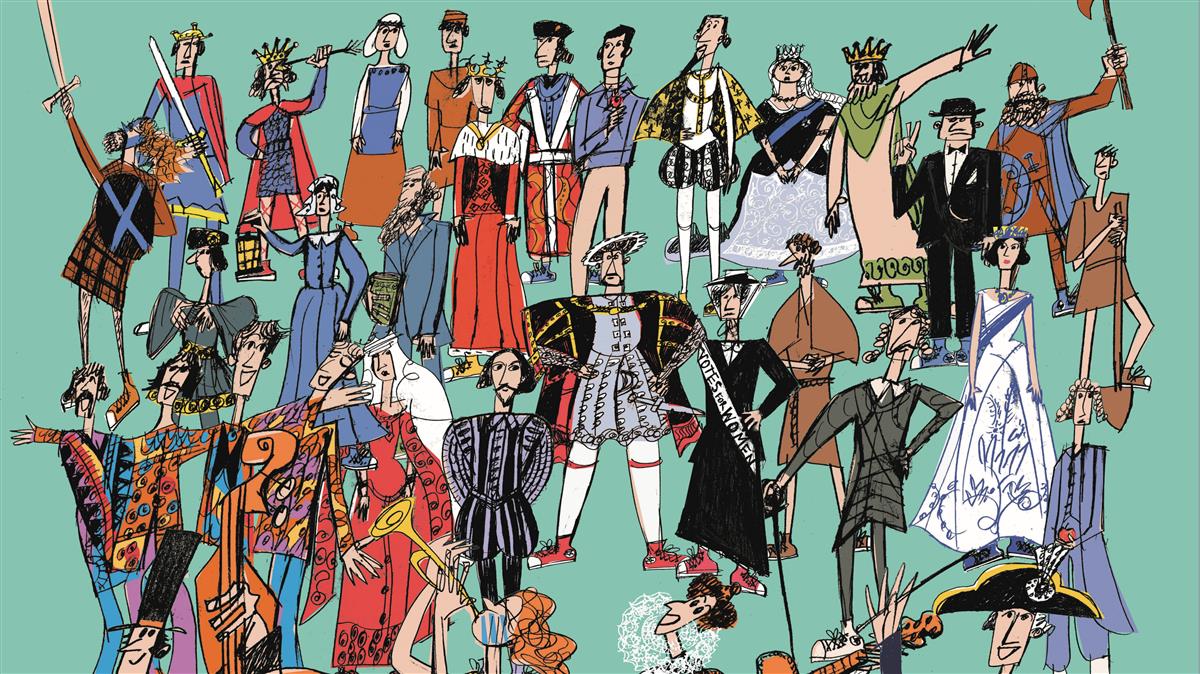 Social sharing card for Pantaloons race through British history in new Middlesbrough Theatre comedy