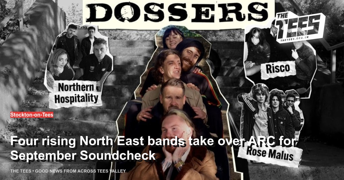 Social sharing card for Four rising North East bands take over ARC for September Soundcheck