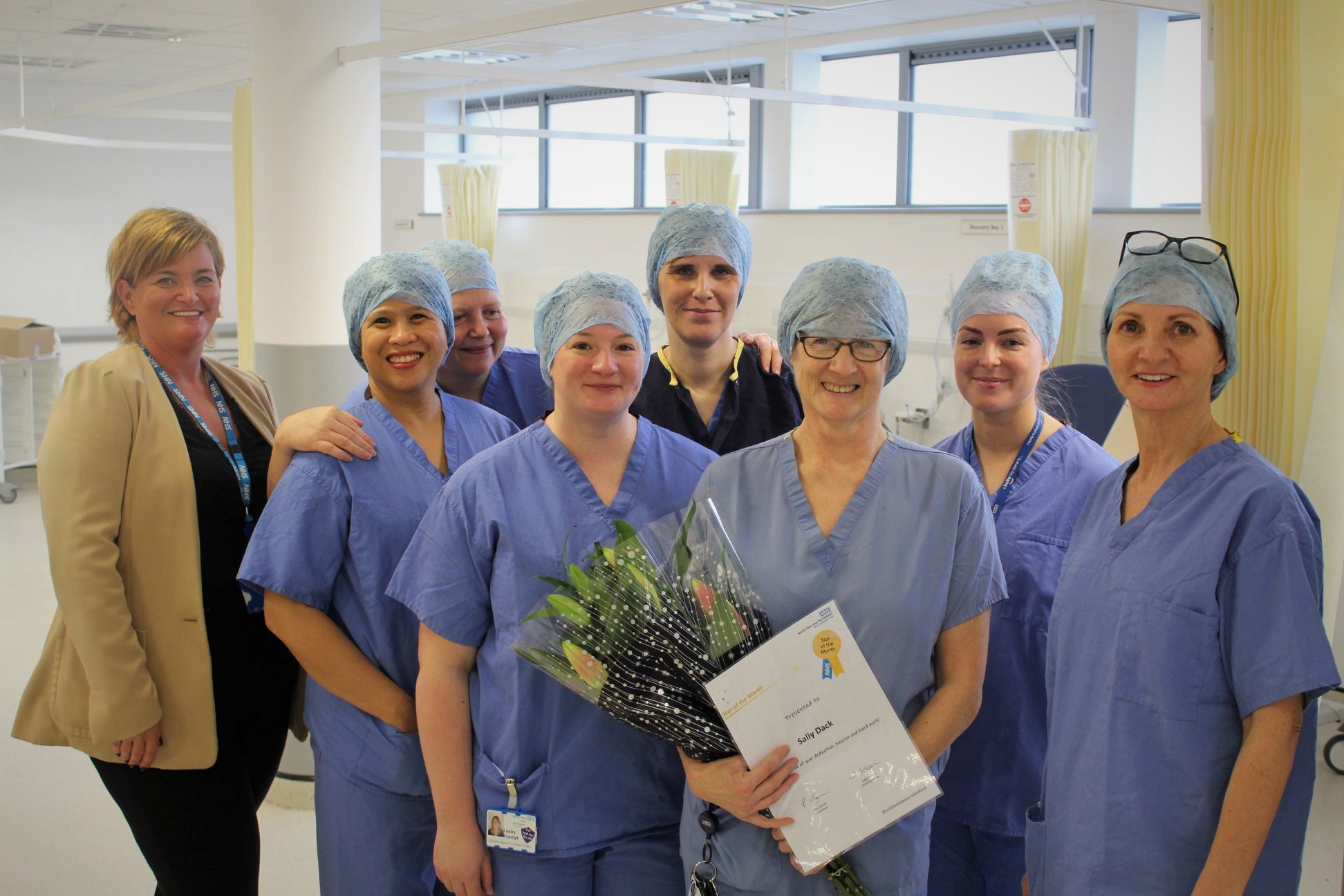 Social sharing card for Surgical nurse praised for work developing nurses of the future