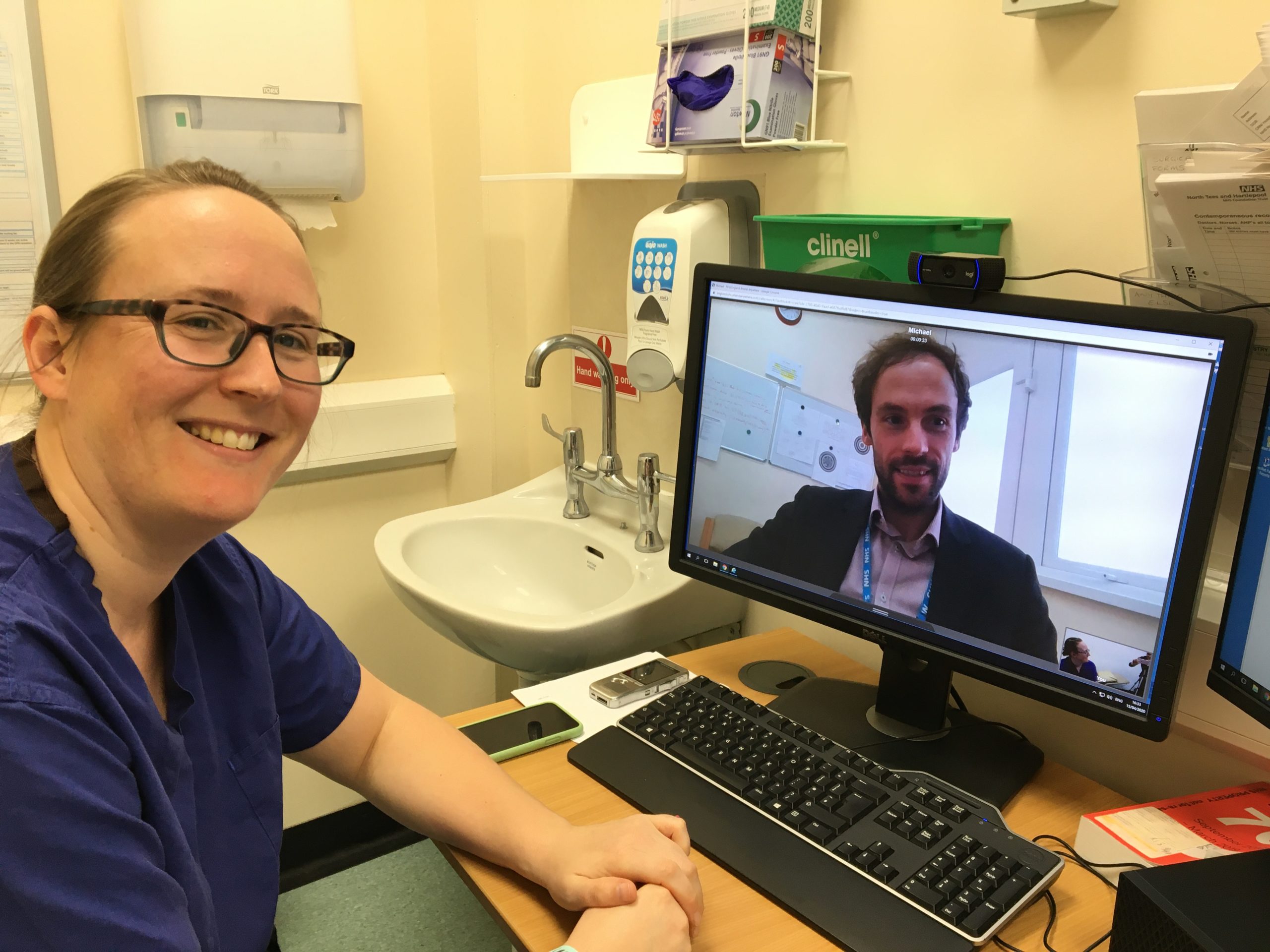 Social sharing card for Virtual consultations from the comfort of home