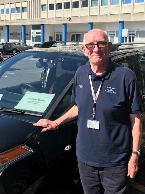 Social sharing card for Volunteer driver service reaches 8,000-journey milestone