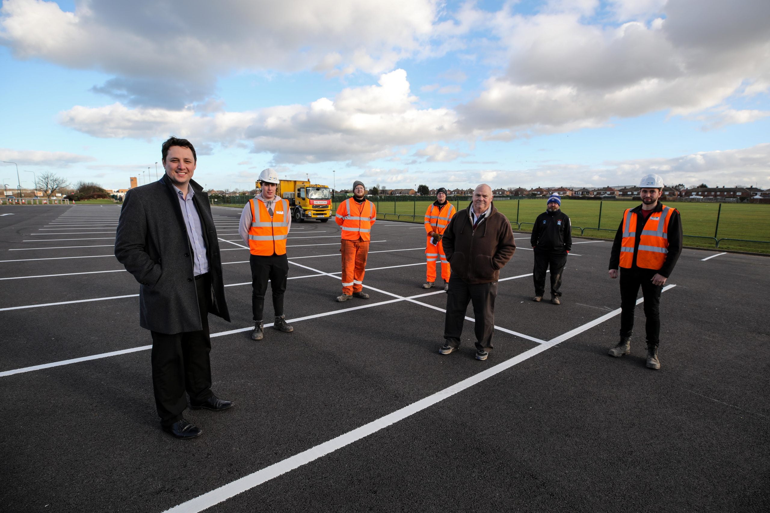 Social sharing card for Construction firm supports Redcar Town Football Club