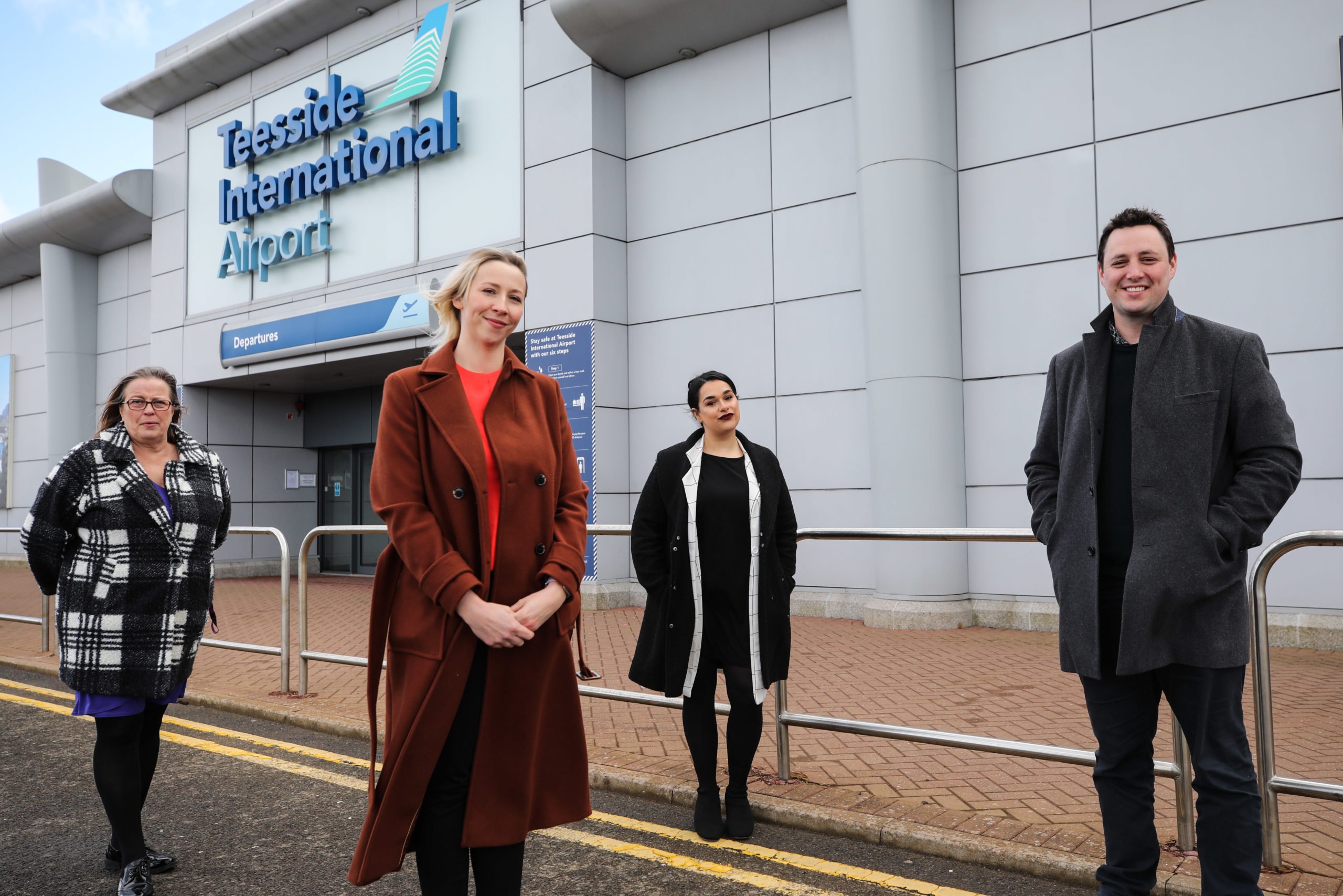 Social sharing card for Teesside Airport launches charity partnership
