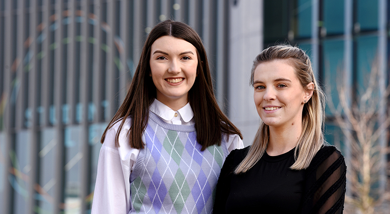 Social sharing card for Journalism graduates transition from studies to campus roles