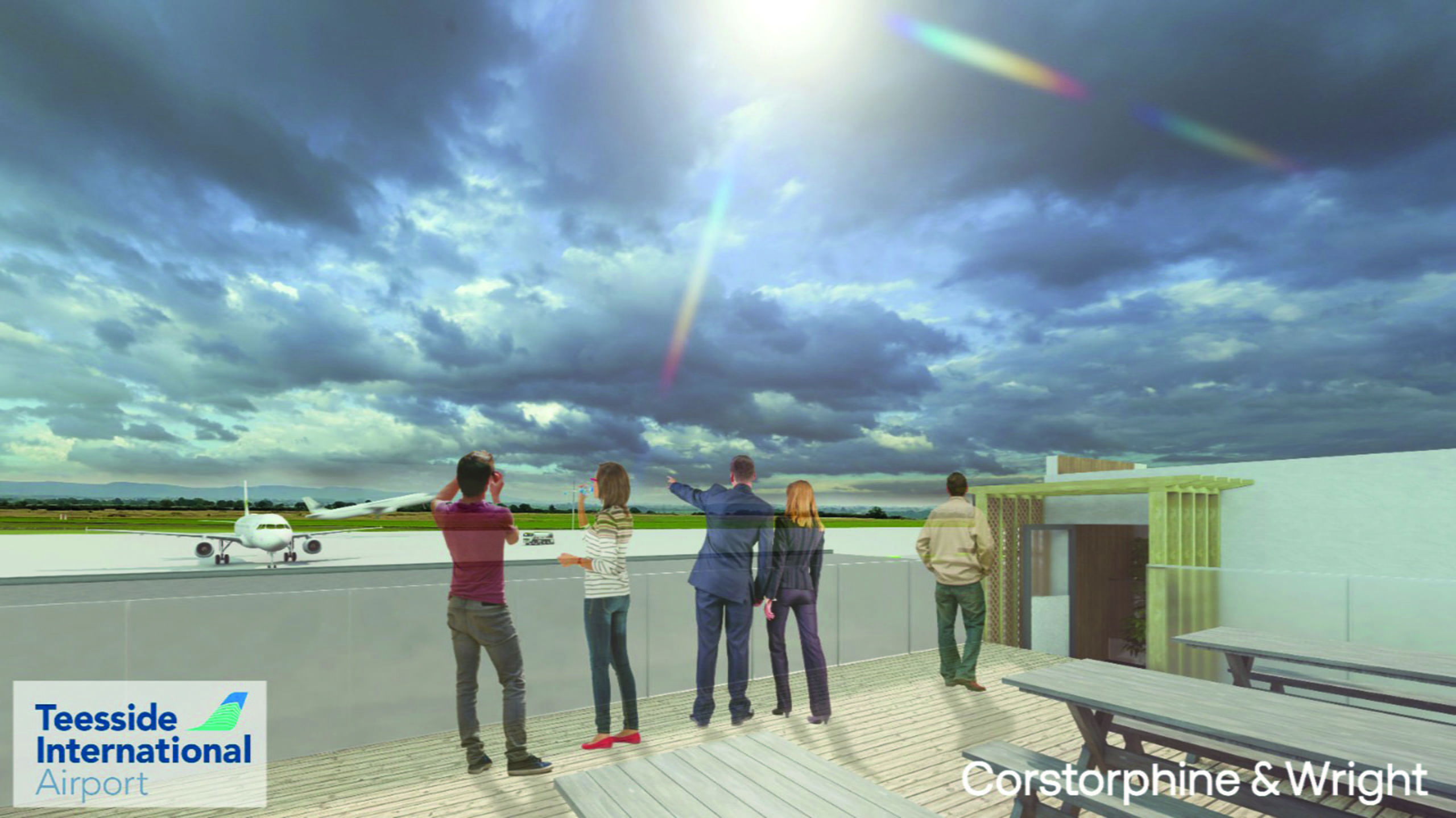 Social sharing card for Construction Work Begins on Next Phase of Teesside Airport Improvements