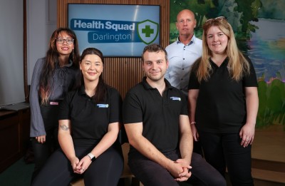 Social sharing card for Darlington’s new Health Squad takes care to people who struggle to reach it
