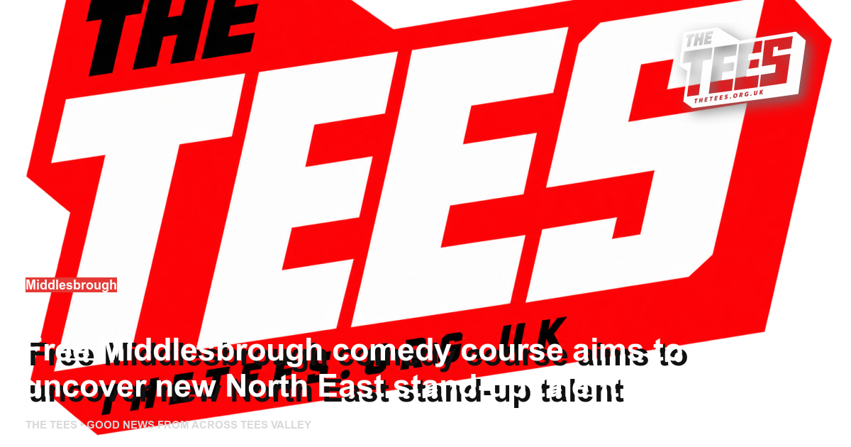 Social sharing card for Free Middlesbrough comedy course aims to uncover new North East stand-up talent
