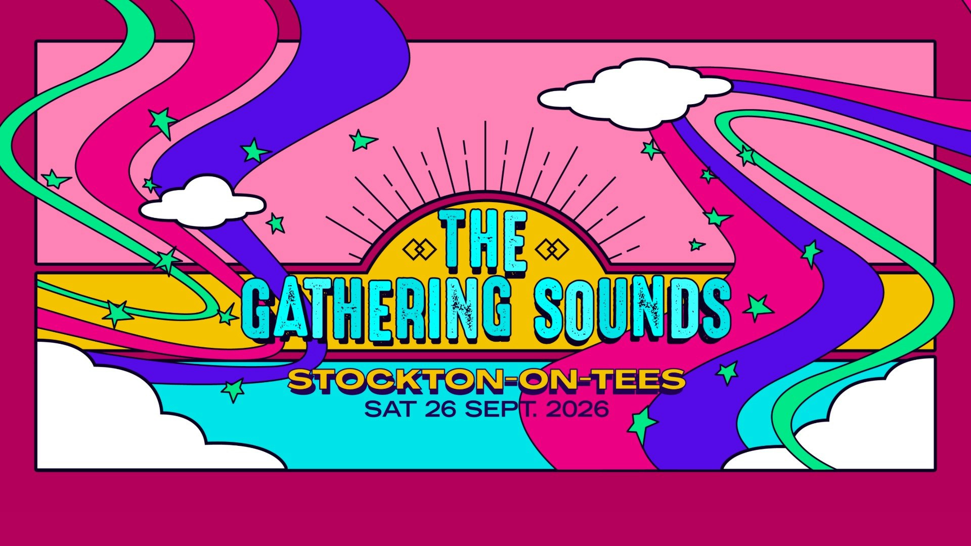 Social sharing card for Stockton’s Gathering Sounds returns with more than 50 acts across seven stages