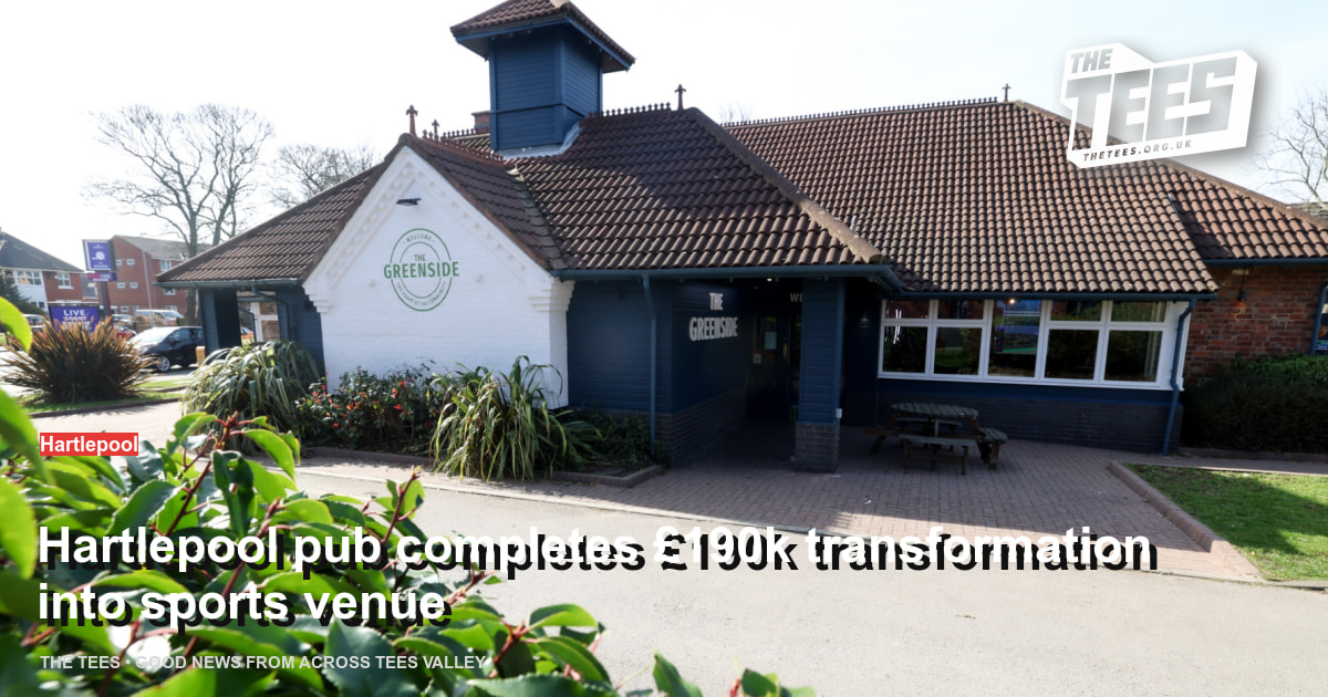 Social sharing card for Hartlepool pub completes £190k transformation into sports venue