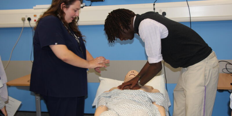 Social sharing card for James Cook course gives aspiring doctors from low-income backgrounds a week inside the NHS