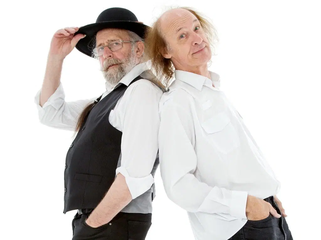 Social sharing card for John Otway and Wild Willy Barrett bring five decades of musical chaos to Stockton