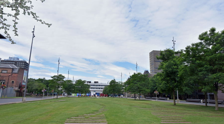 Social sharing card for Little Boro will turn Centre Square into a ten-day creative neighbourhood