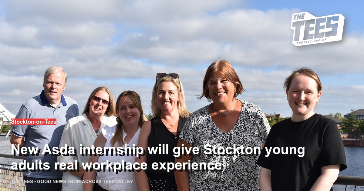 Social sharing card for New Asda internship will give Stockton young adults real workplace experience