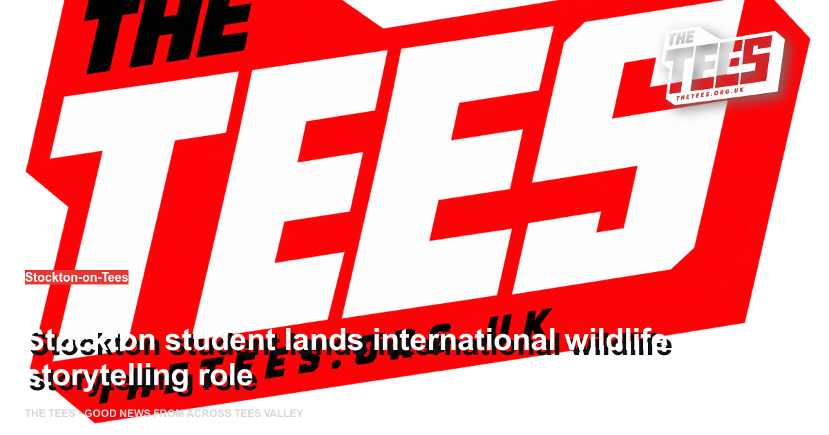 Social sharing card for Stockton student lands international wildlife storytelling role