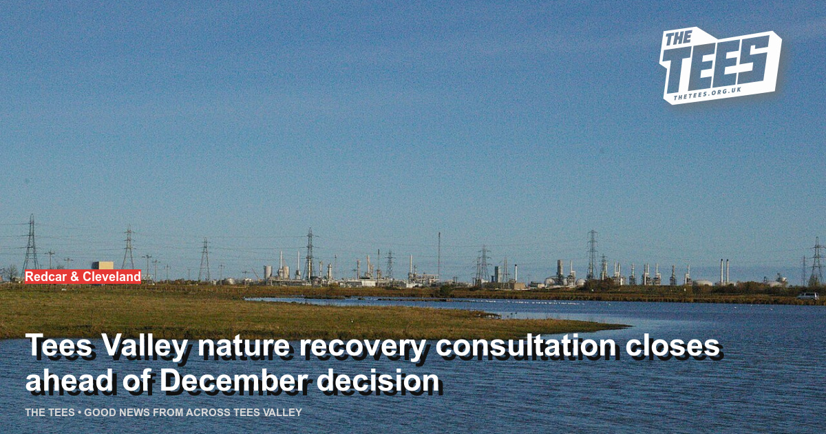 Social sharing card for Tees Valley nature recovery consultation closes ahead of December decision