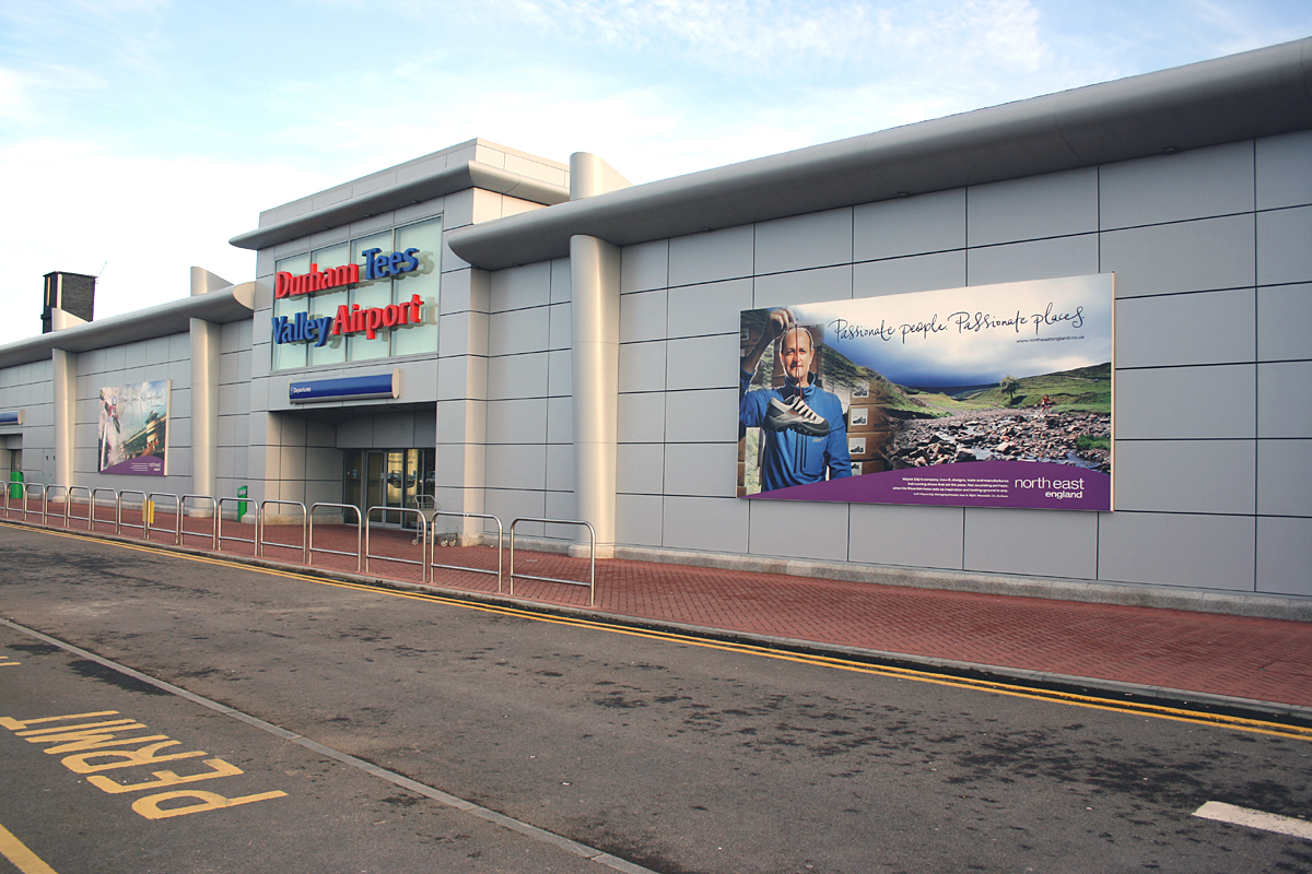 Social sharing card for Free Teesside airport demo to show local firms how digital trade could cut paperwork