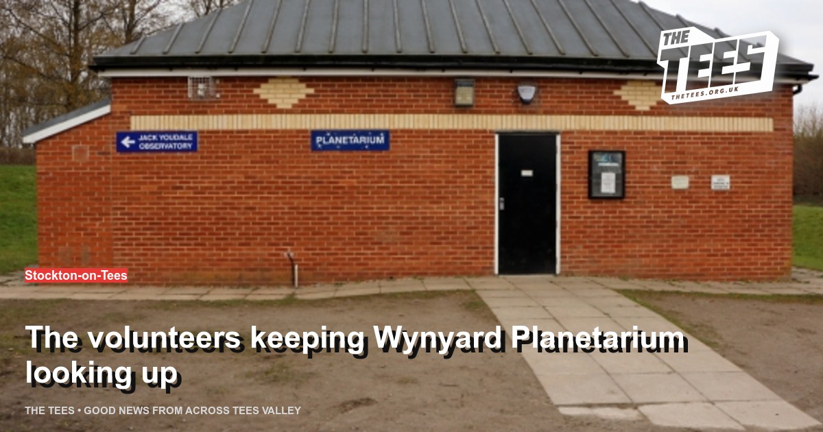Social sharing card for The volunteers keeping Wynyard Planetarium looking up