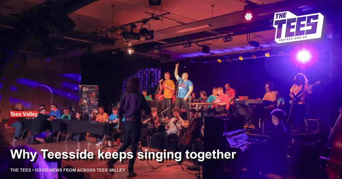 Social sharing card for Why Teesside keeps singing together