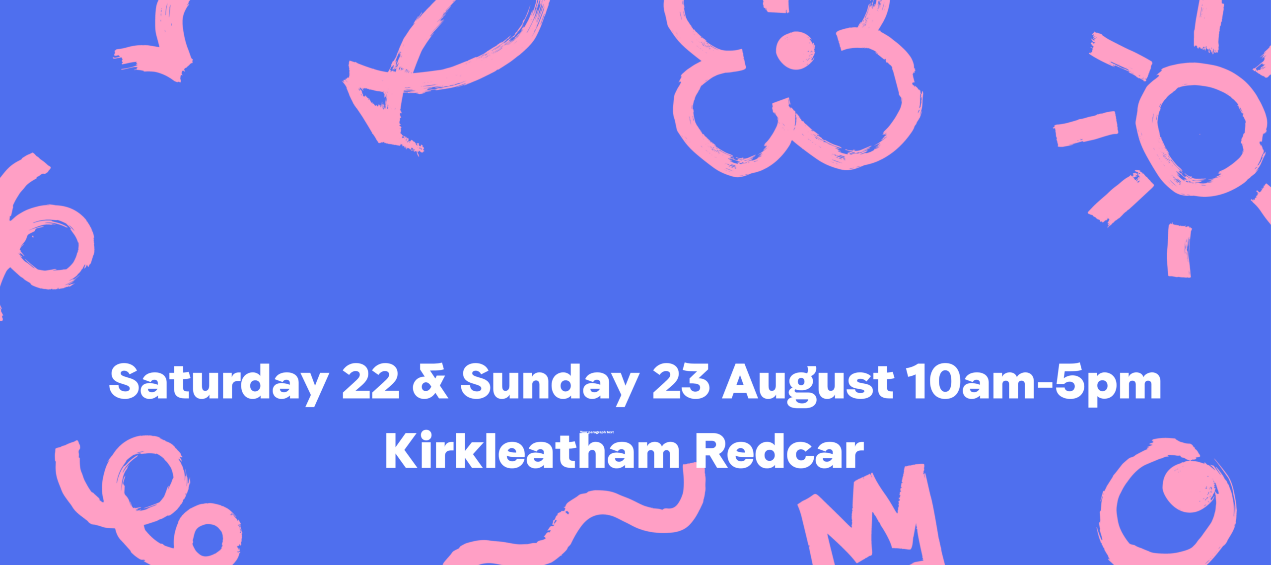 Artwork for the Between the Tides outdoor arts festival in Redcar and Cleveland