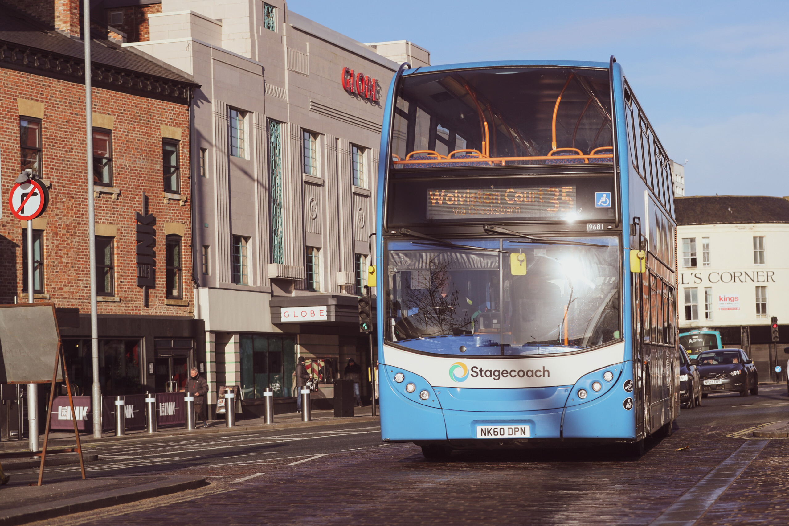 Stagecoach buses at Stockton in Tees Valley