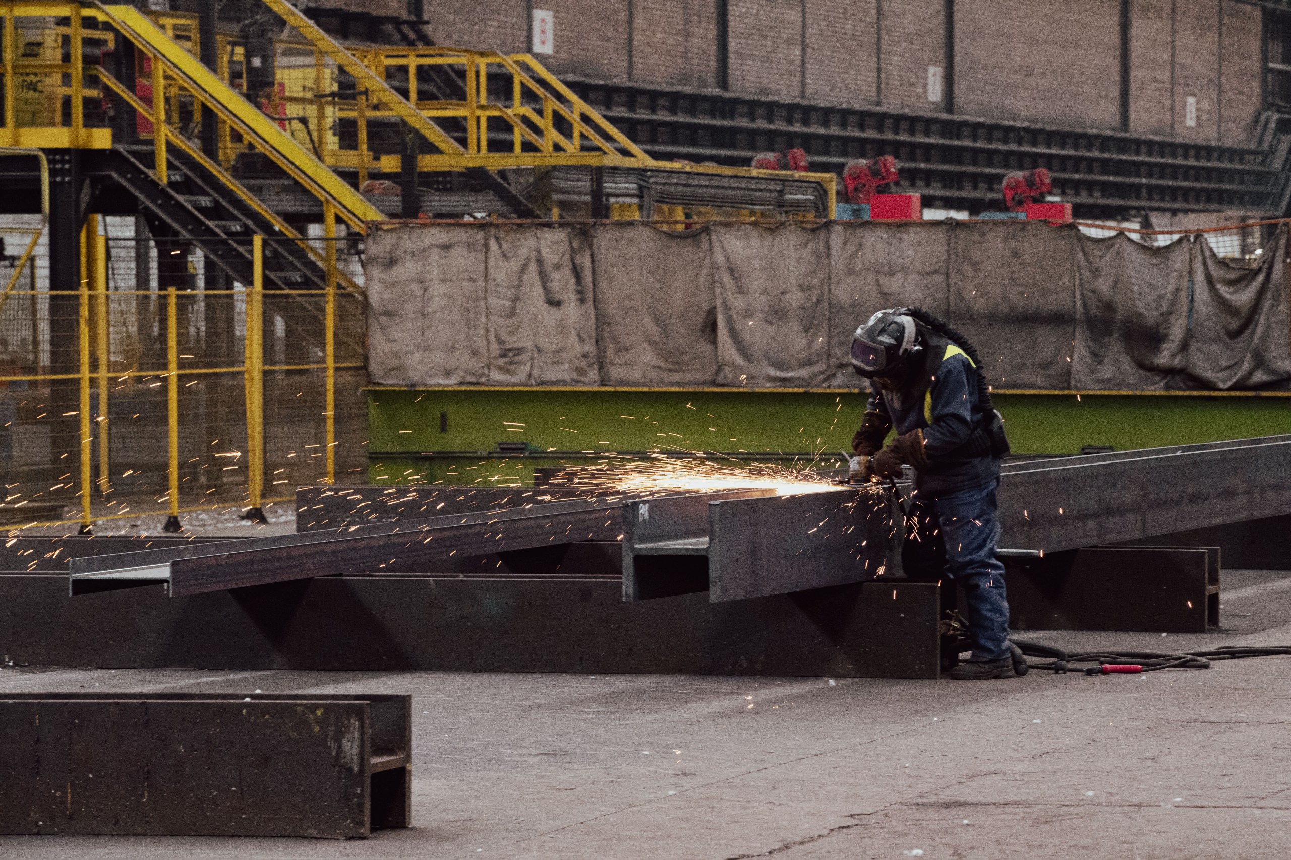 The British Steel rolling mill at Lakenby, Teesside. Picture by Tom Banks