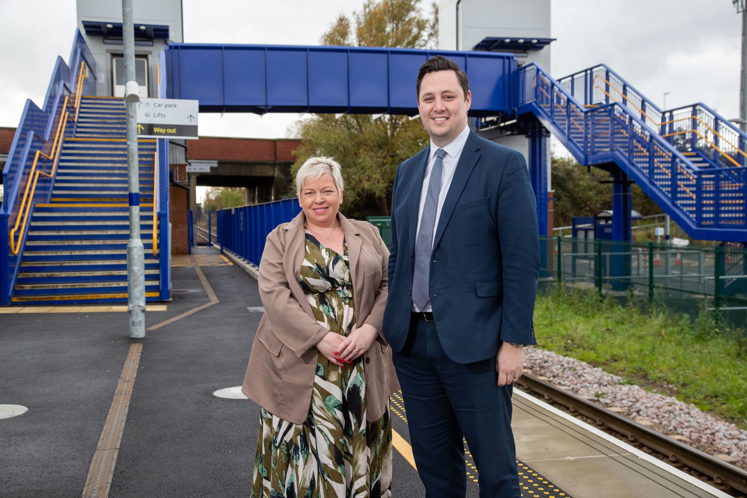 The completed lift improvements at Billingham railway station