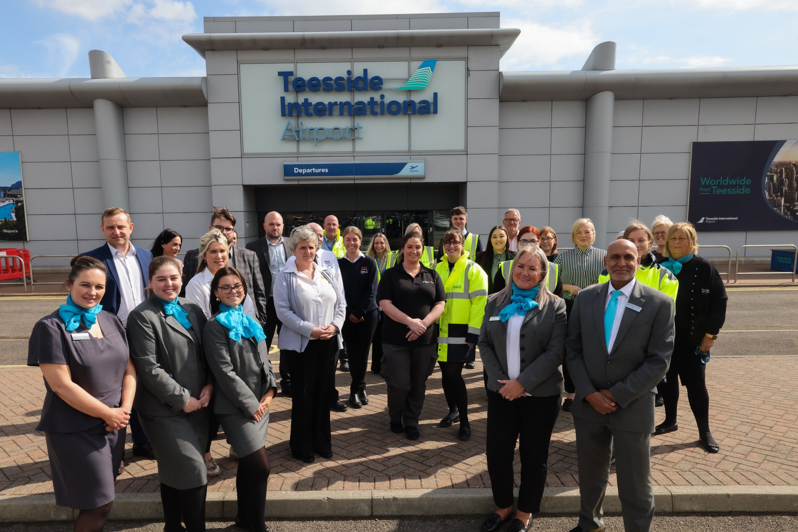 Taken: 13th April 2022 Teesside International Airport – Staff, progess shots and portraits. Image Byline: Dave Charnley Photography.
