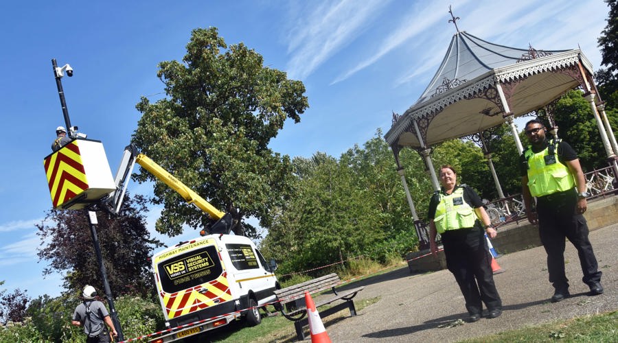 New CCTV equipment installed at Albert Park in Middlesbrough